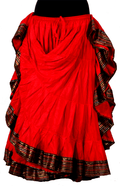 Padma Ashwarya skirt red WLS