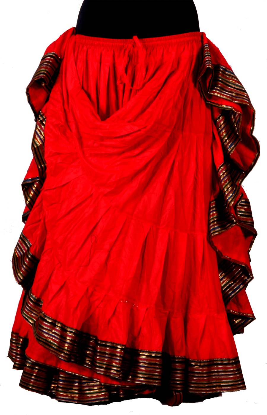 Padma Ashwarya skirt red WLS