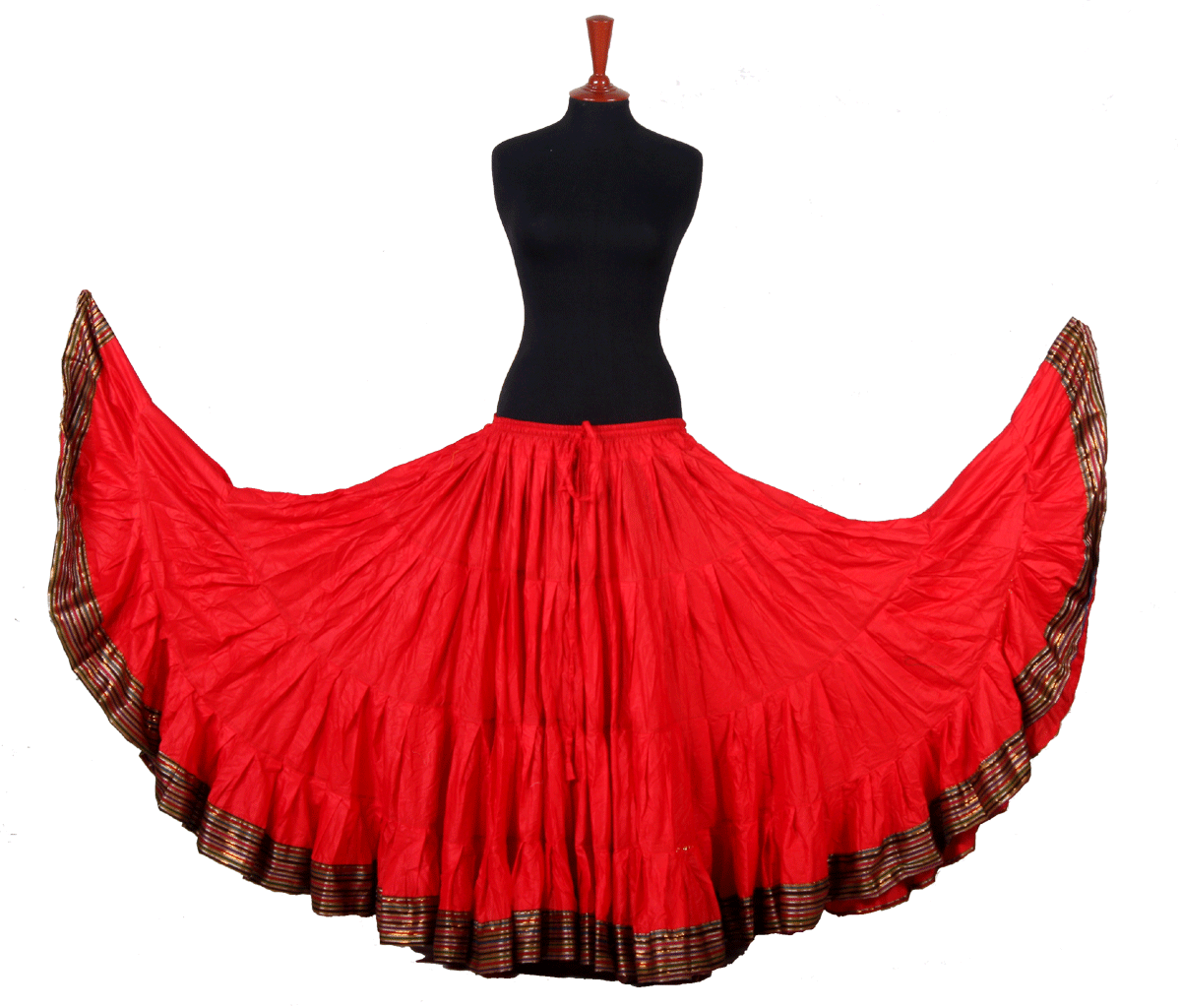 Padma Ashwarya skirt red WLS