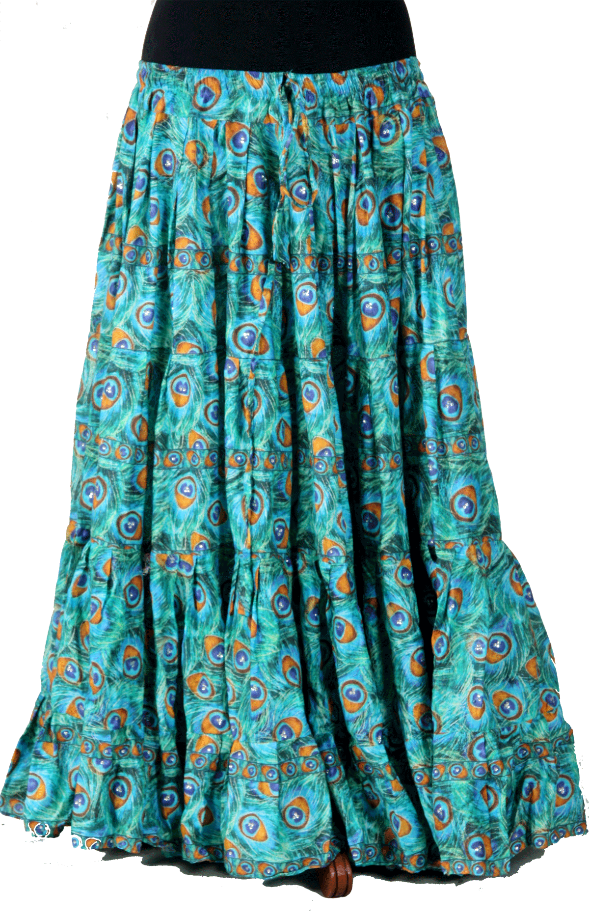 Digital print Skirt Peacock Eye WLS