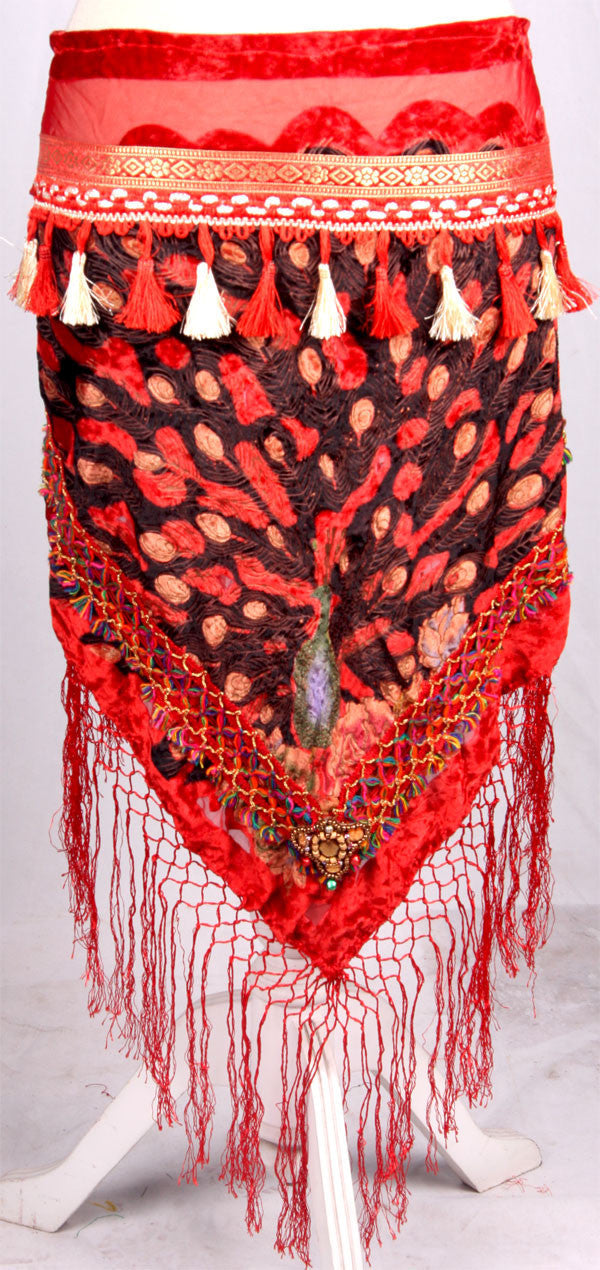 Peacock Hipscarf WS
