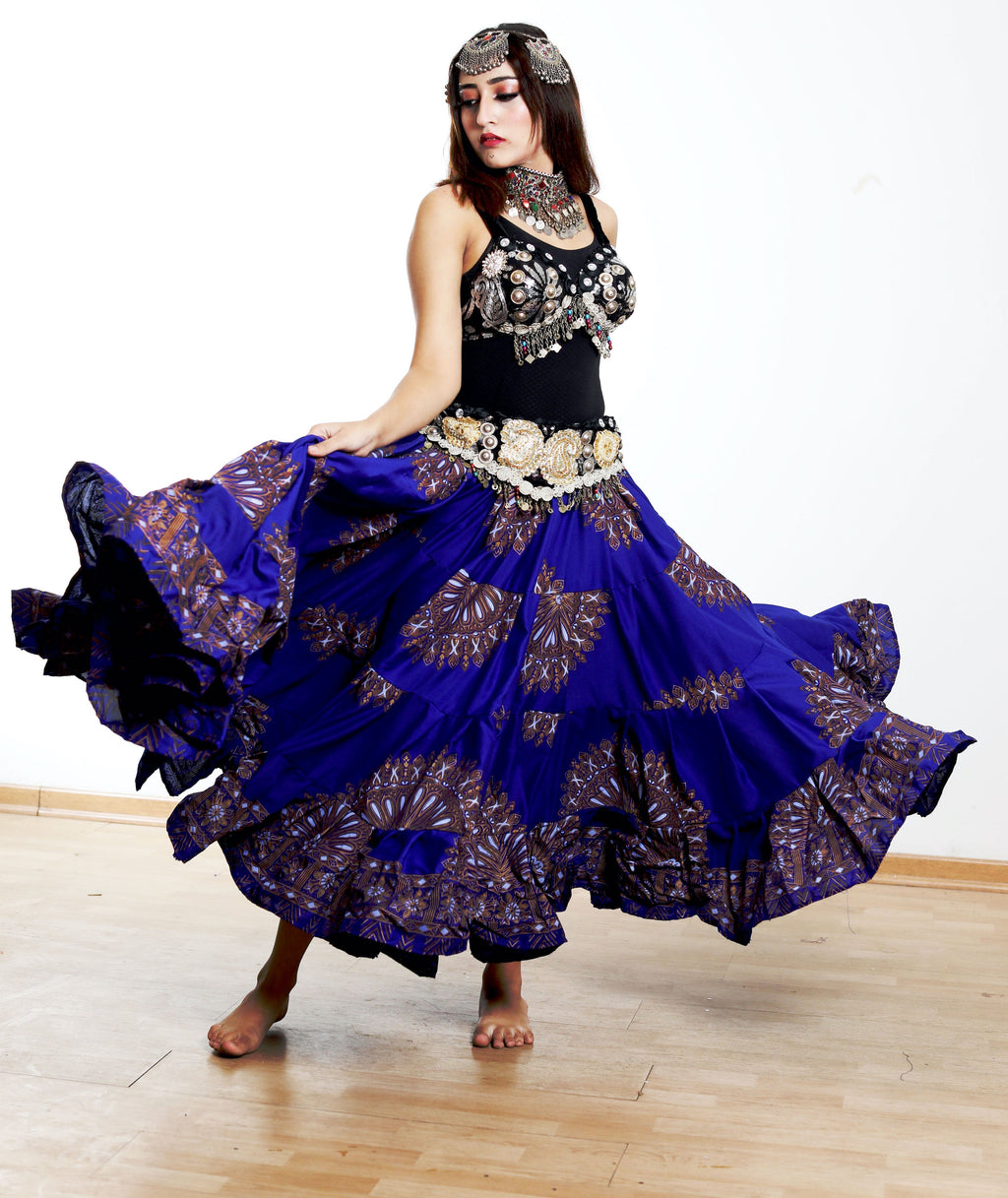 Digital print Skirt Dark Blue WLS