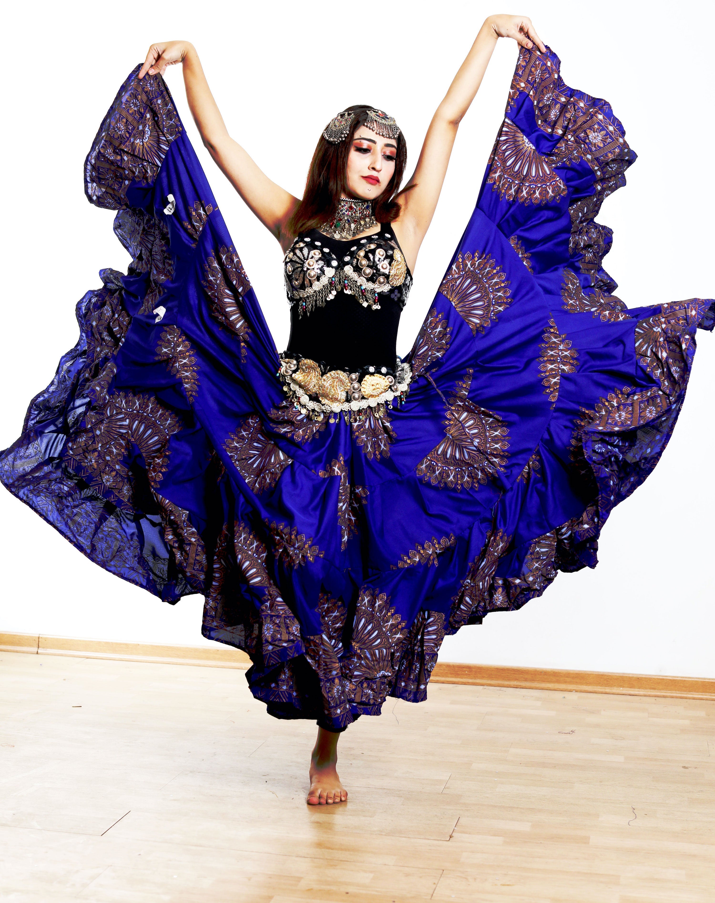 Digital print Skirt Dark Blue WLS
