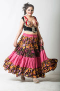 Printed Skirt Pink