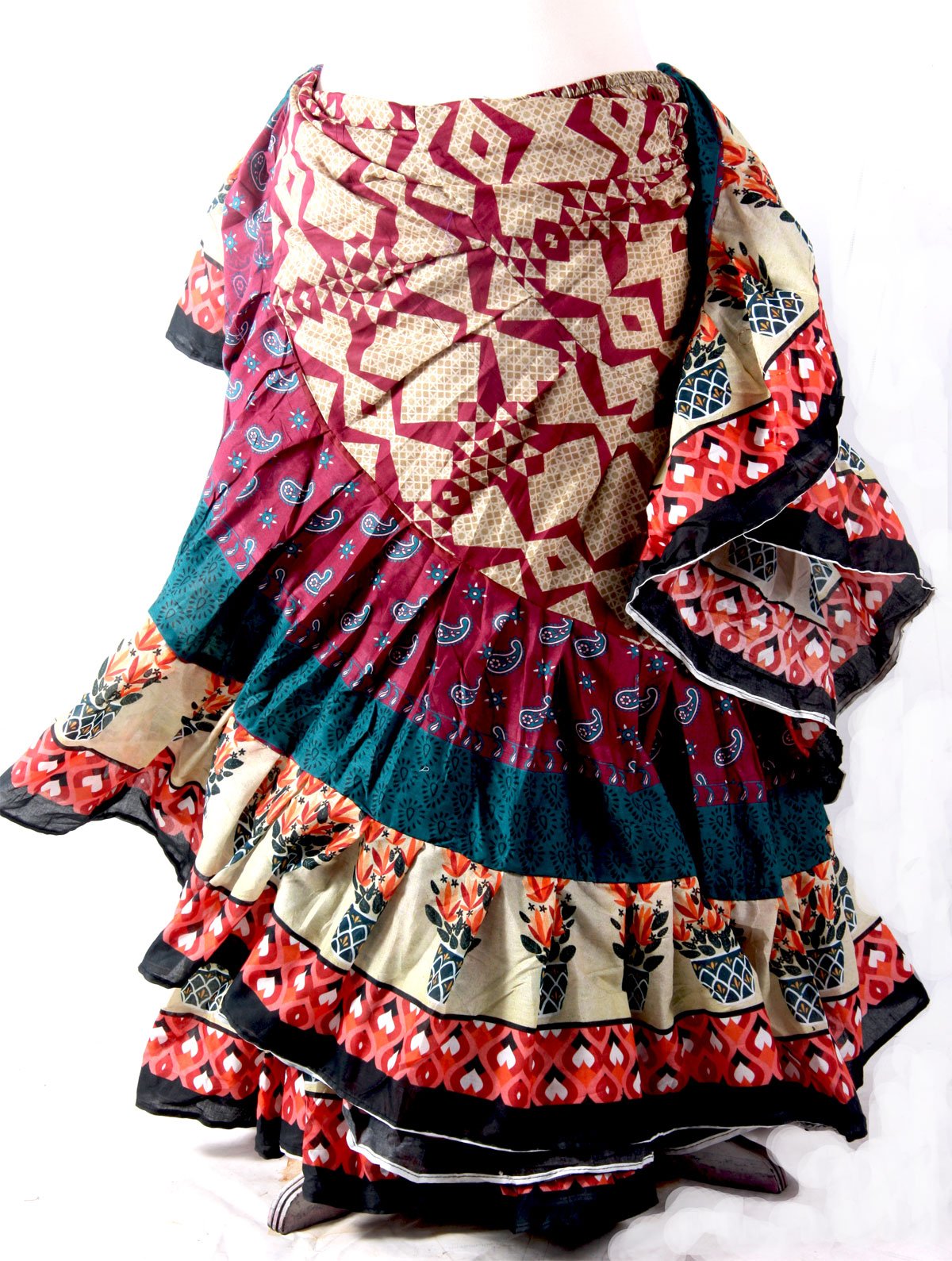 Digital print Skirt Khadi Design WLS