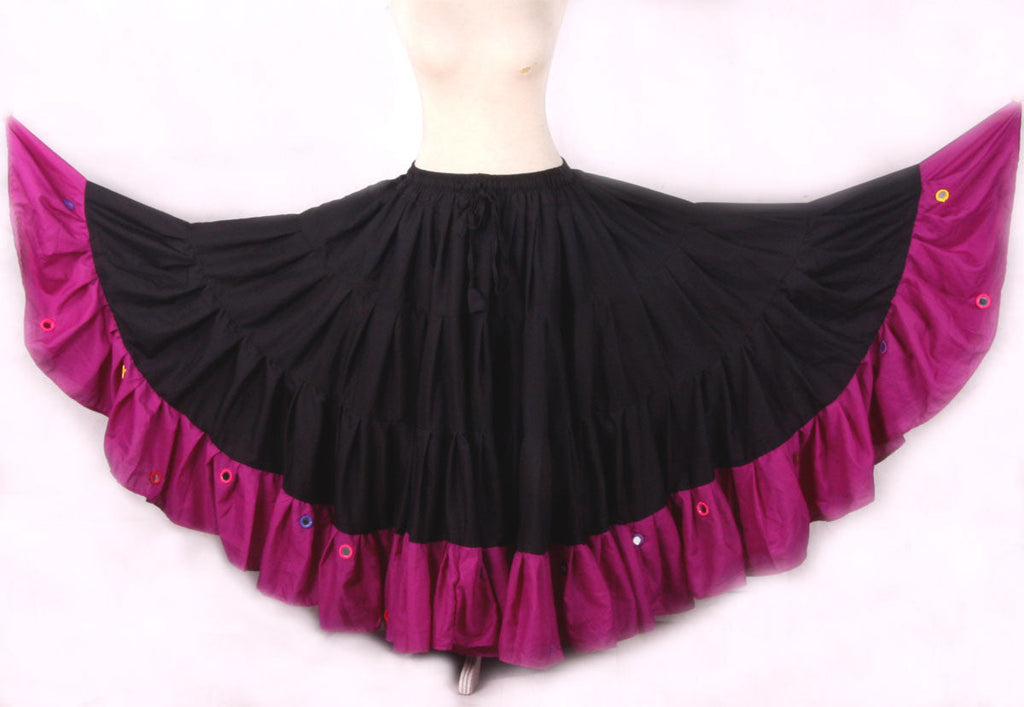 Mirror Skirt 25 Yards  Black Magenta WLS