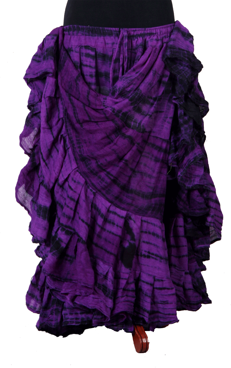 tiger stripe skirt purple/black 2020