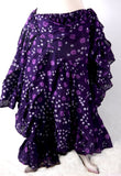 Jaipur multi dot skirt purple skirts