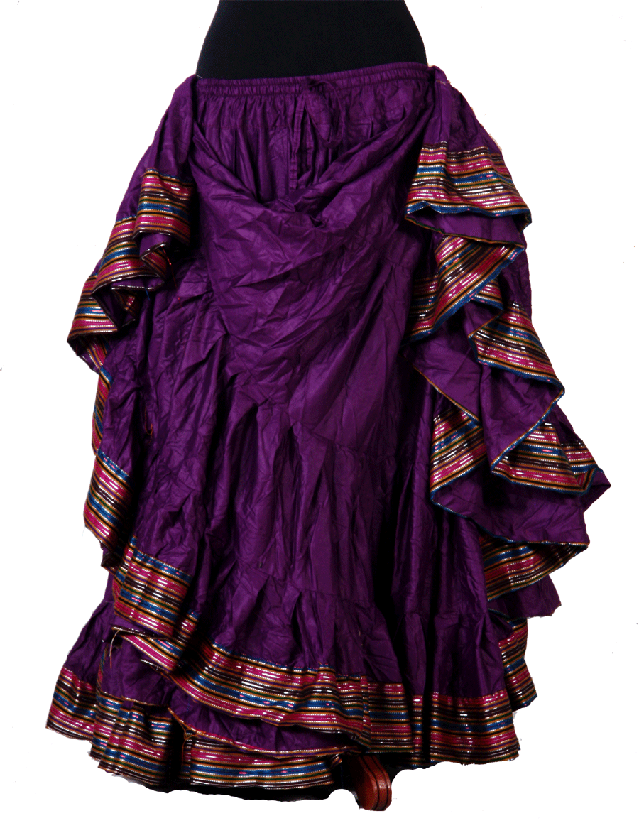 Padma Ashwarya skirt purple