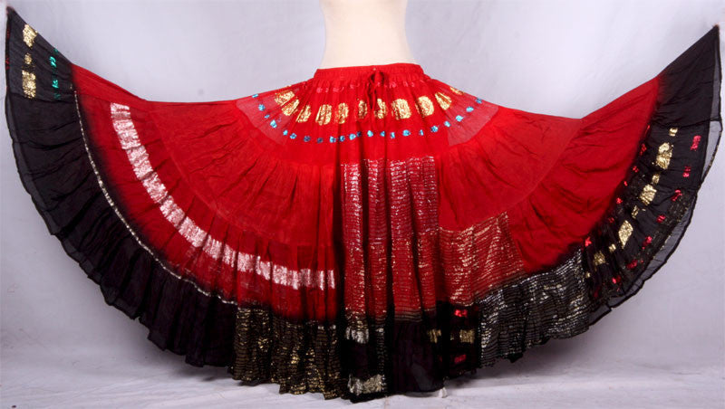 Senoritas skirt red black WLS