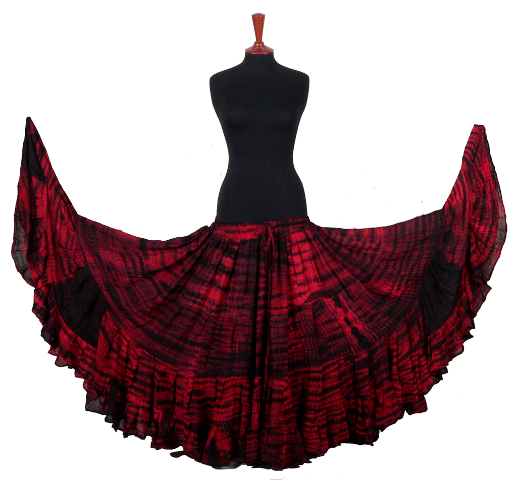 tiger stripe skirt burgundy/black 2020