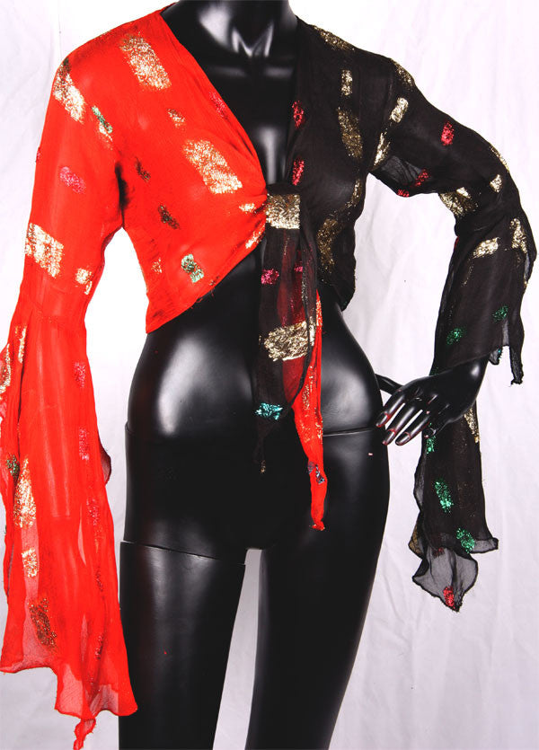 Bollywood Choli Red/Black