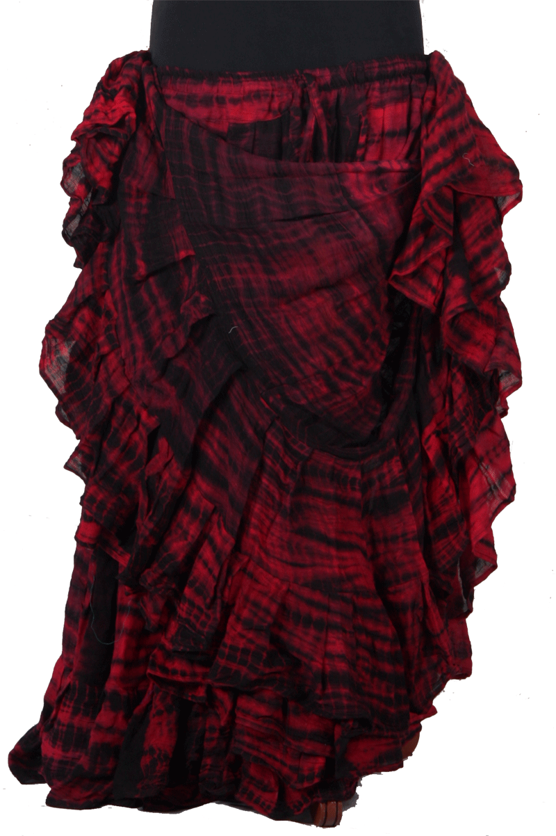 Tiger stripe skirt burgundy/black 2020 WLS