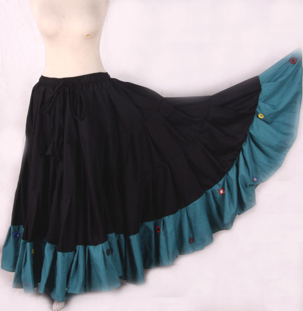 Mirror Skirt 25 Yards  Black SeaGreen WLS