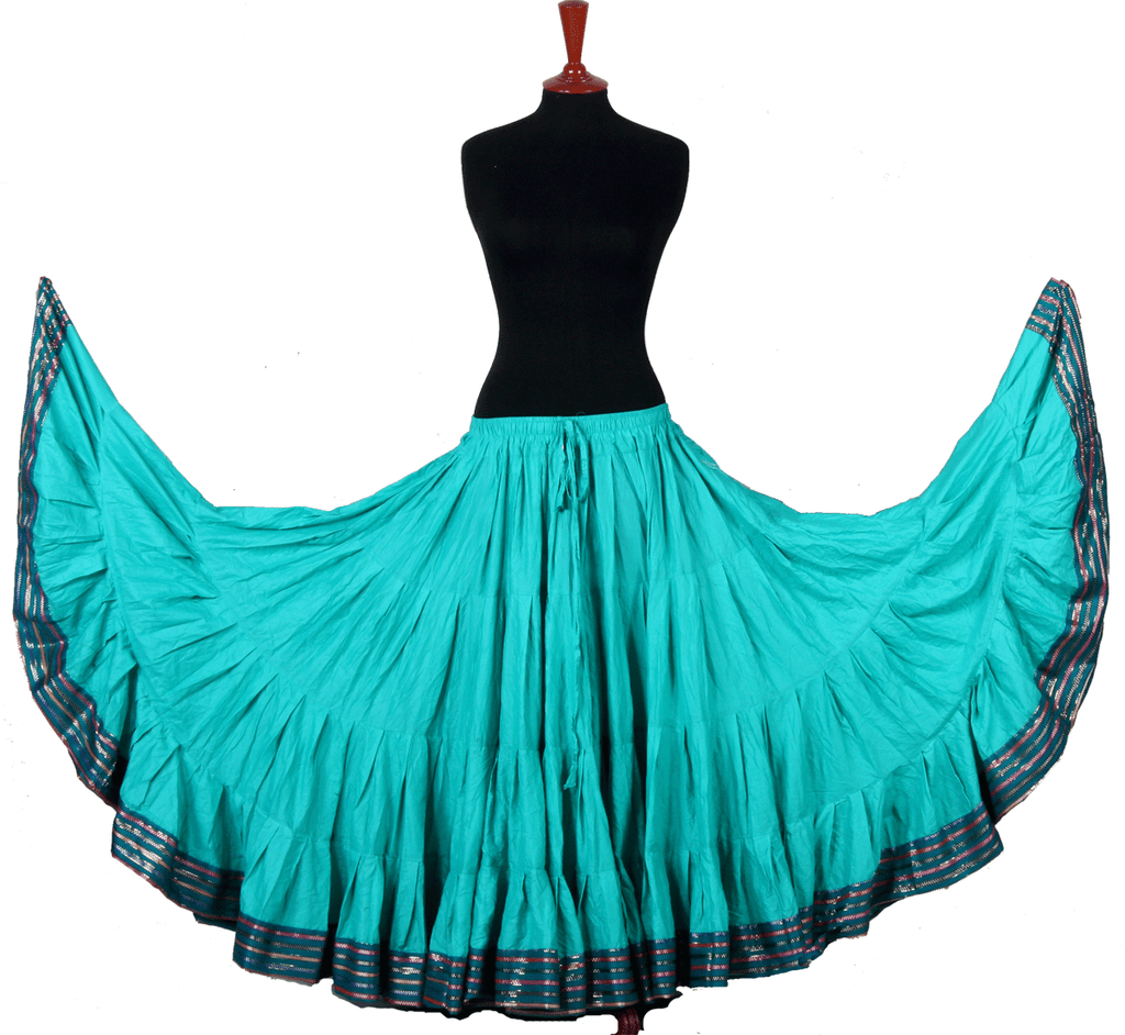 Padma Ashwarya skirt light seagreen