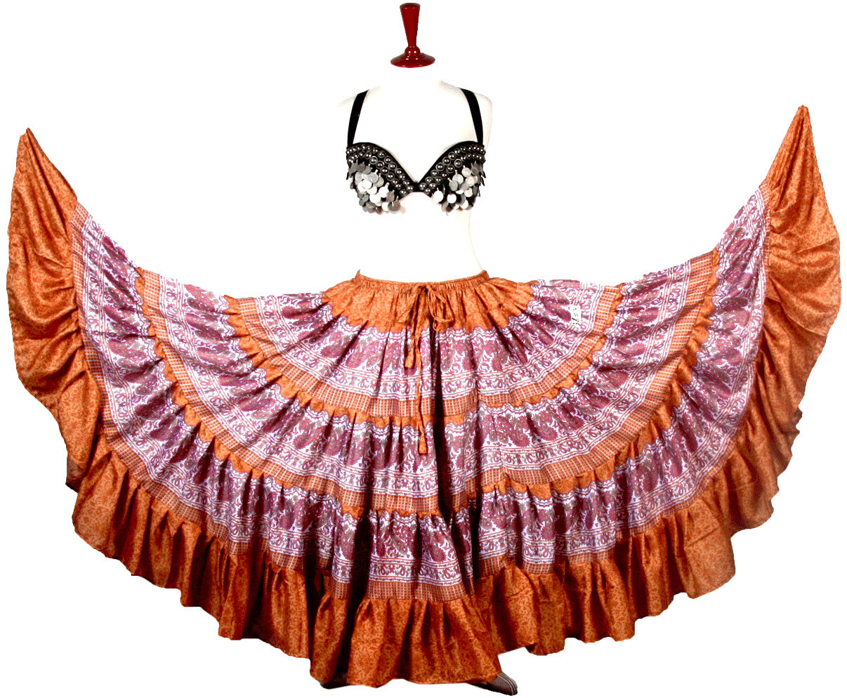Block Print Skirt Candy