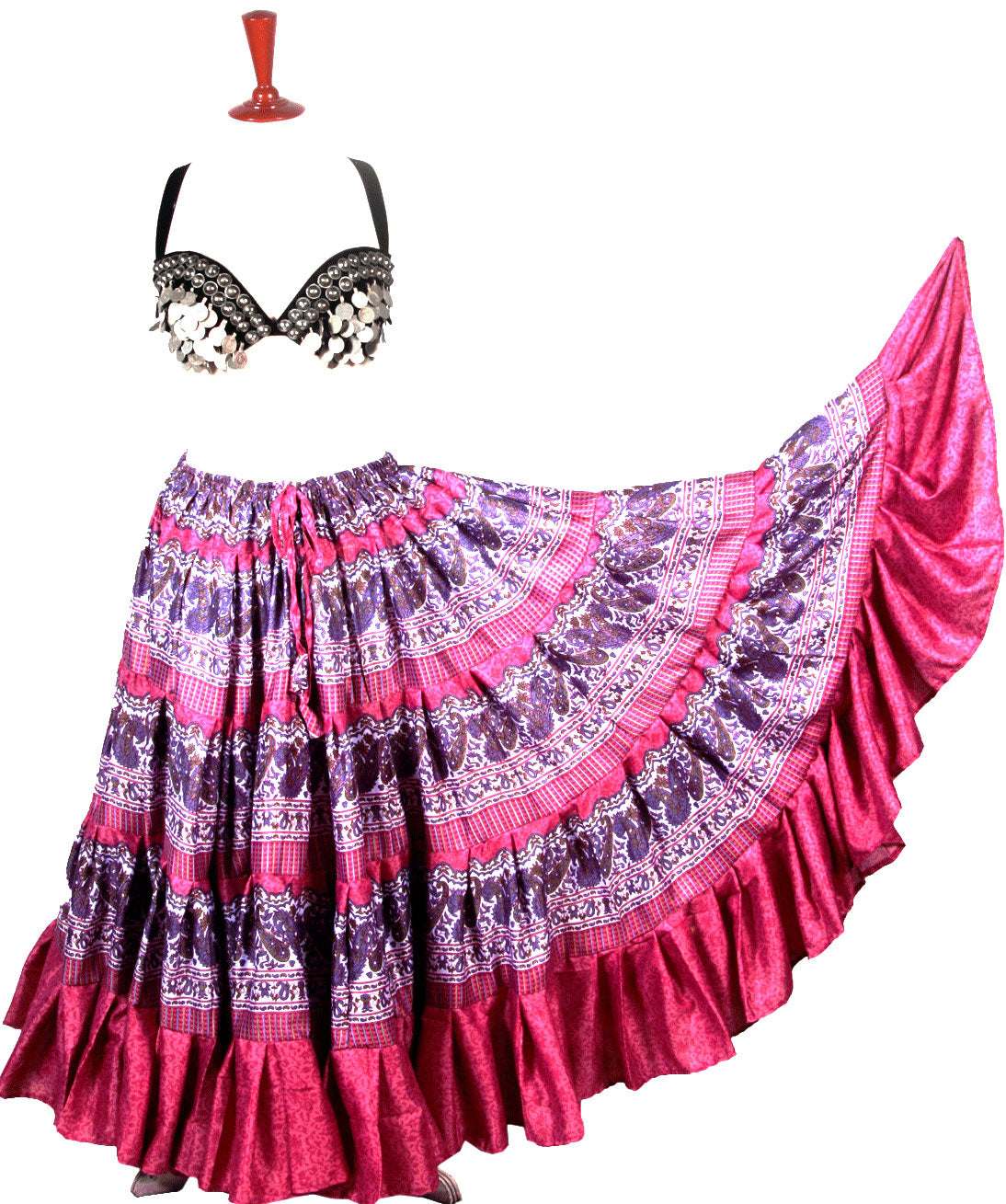 Block Print Skirt Bromliad