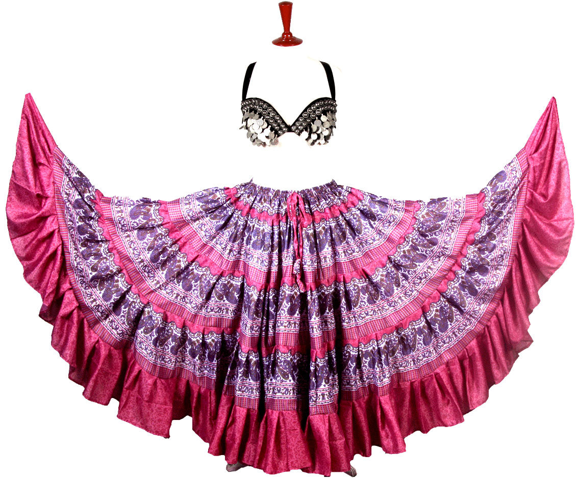 Block Print Skirt Bromliad