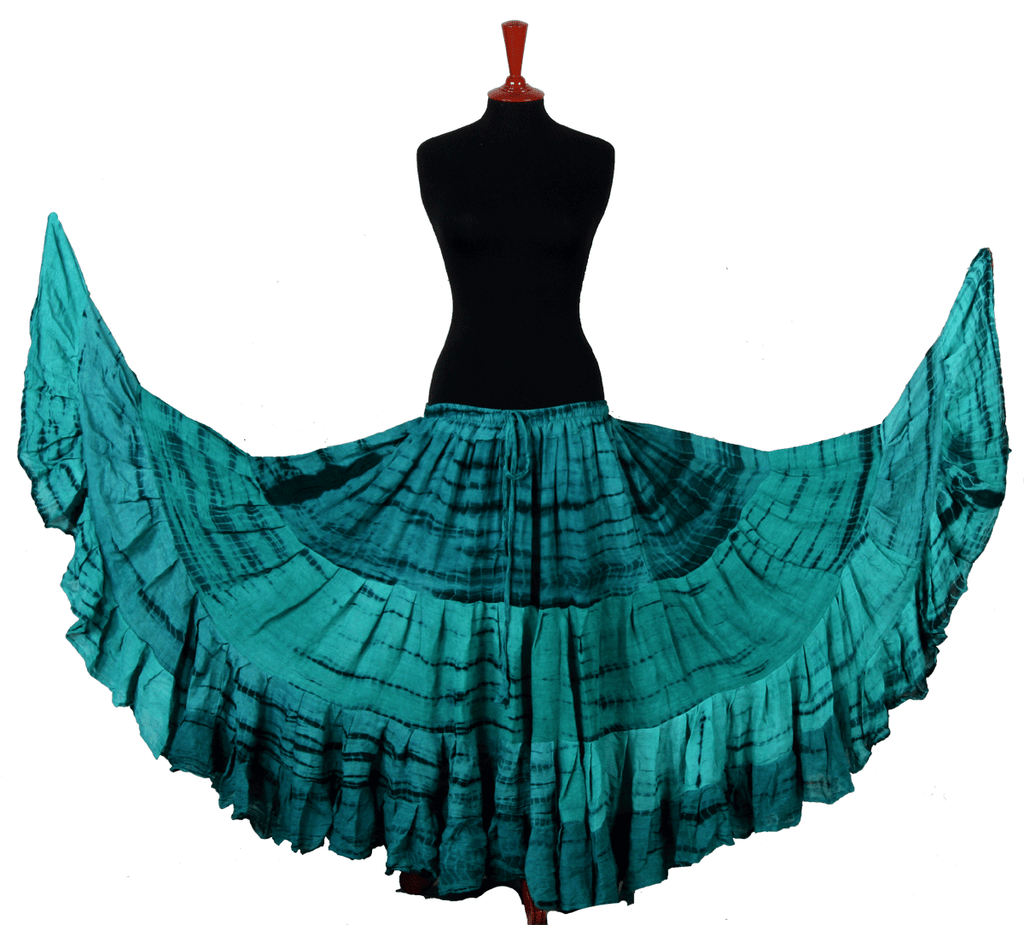 tiger stripe skirt teal/black 2020