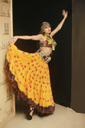 Jaipur multi dot padma skirt yellow WLS