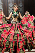 Block print skirt tie dye Beauty 4 Border skirt multi WLS