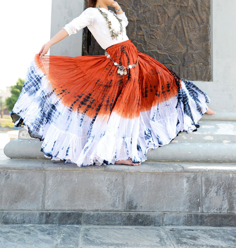 2 tone tiger stripe skirt WLS