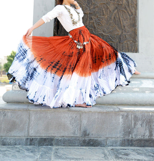 2 tone tiger stripe skirt WLS
