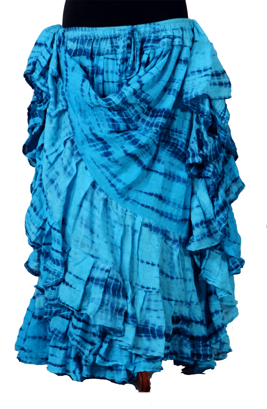 Tiger stripe skirt turqouise/blue 2020 WLS
