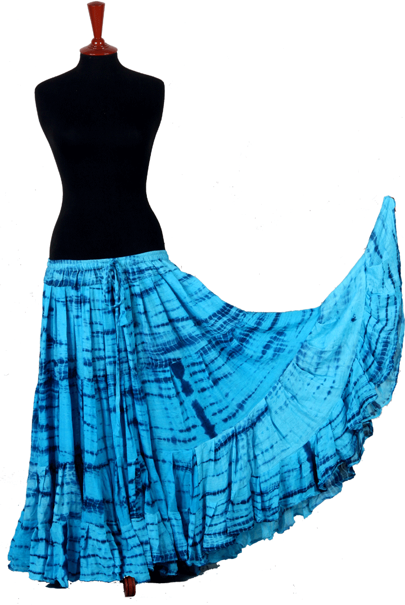 Tiger stripe skirt turqouise/blue 2020 WLS