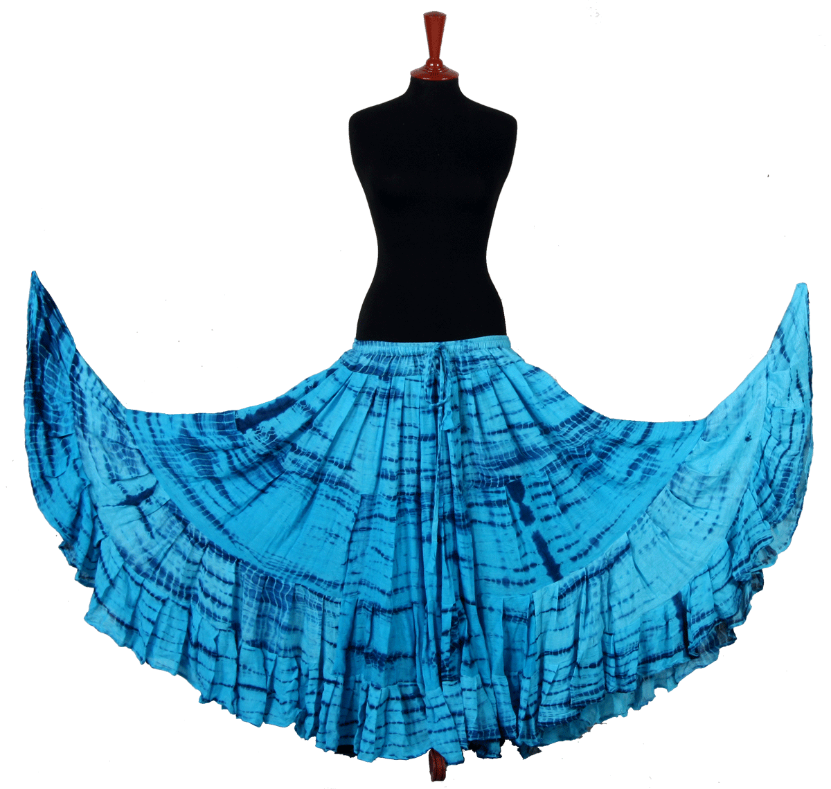 tiger stripe skirt turqouise/blue 2020