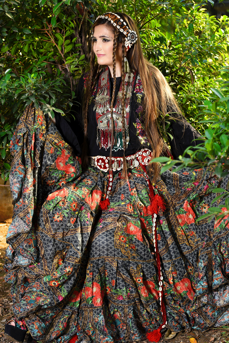 Digital print Skirt wildy WLS