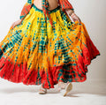3Tone Tiger Stripe Skirt 25yards and 35yards Yellow/Orange/Red WLS