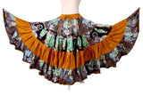 Printed skirt Brown