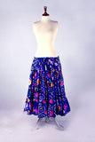 Jaipur multi dot skirt blue