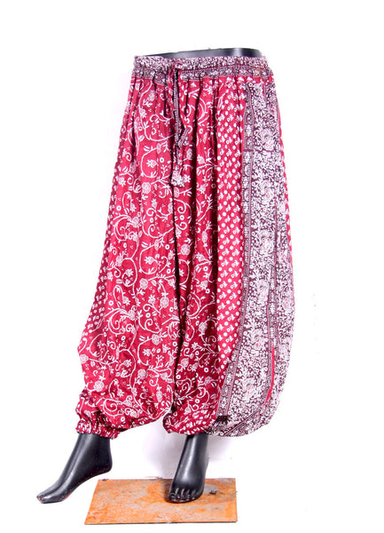 Jodha Maharani Bloomer 100% Cotton Burgundy – Senoritas-tribal-designs