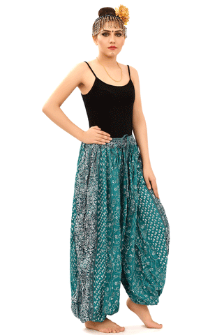 Jodha Maharani Bloomer 100% Cotton teal