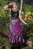 Jodha Maharani Skirt Purple