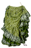 Jodha Maharani Skirt henna green Polyester