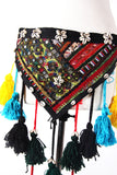 Tribal Embroidery Patchwork Shell Belt