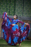 Lurex Marble Tie Dye Batik skirt #5