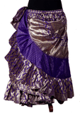 Purple banarsi skirt