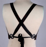 Black Beauty Double Drape Bra Belt