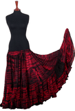 tiger stripe skirt burgundy/black 2020