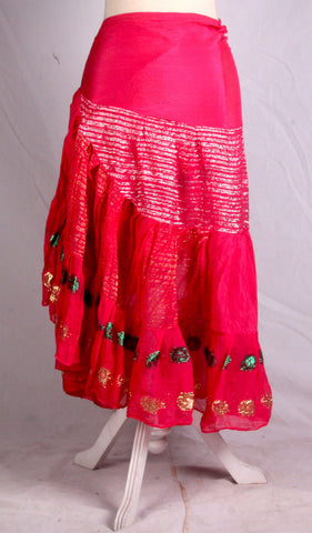 Bollywood Wrapskirt pink