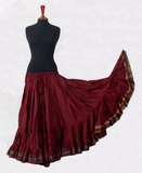 Padma Ashwarya skirt burgundy