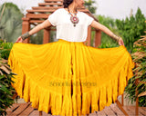 Solid color Skirt mustard 100% cotton