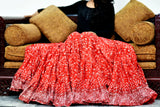 Jodha Maharani Skirt Red
