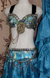 Senorita bra belt set turquoise