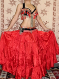Aishwarya bra belt set red
