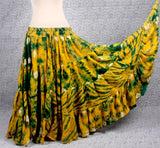 Jaipur Fusion skirt yellow green